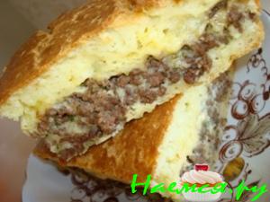 Нежный сытный пирог