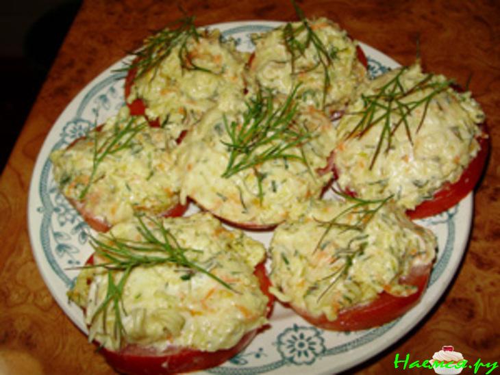 Фаршированные помидоры с мивиной