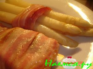 Лосось со спаржей