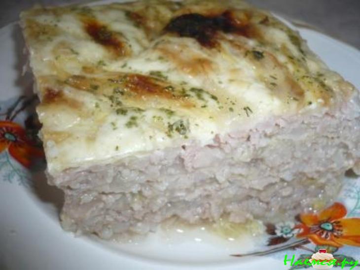 Ленивые голубцы слоеные