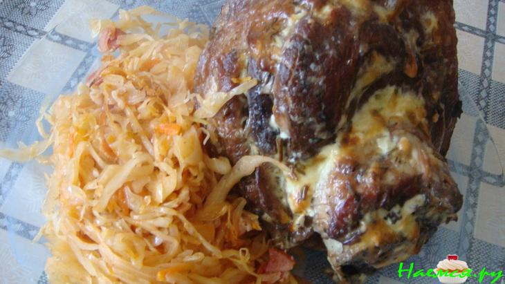 Квашеная капуста тушеная