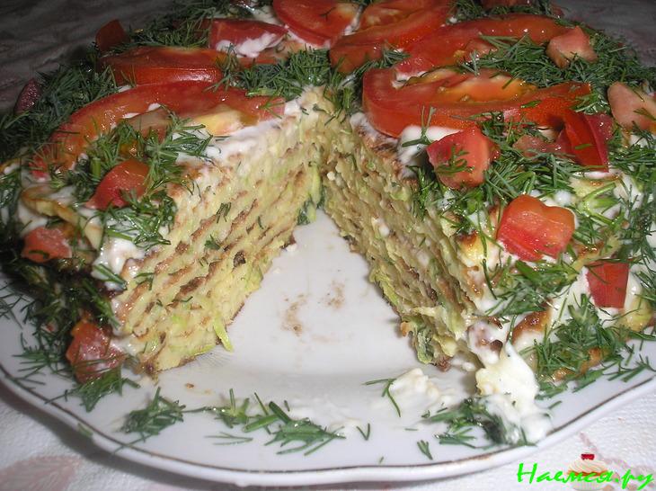 Тортик из кабачков "Красная полянка"