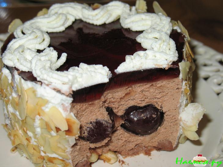 Пирожные с вишней и шоколадом Пирожные с вишней и шоколадом