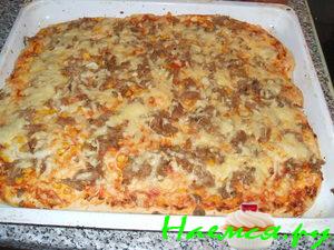 Пицца из тунца