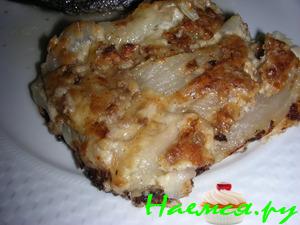 Гратен из фенхеля и лука в орехово-сливочном соусе Гратен из фенхеля и лука в орехово-сливочном соусе