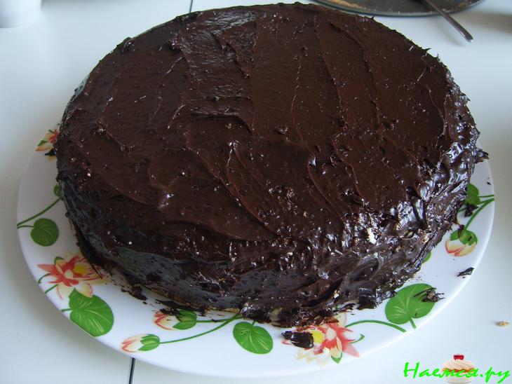 Торт "Птичье молоко" пропитанный коньяком и кофе Торт "Птичье молоко" пропитанный коньяком и кофе