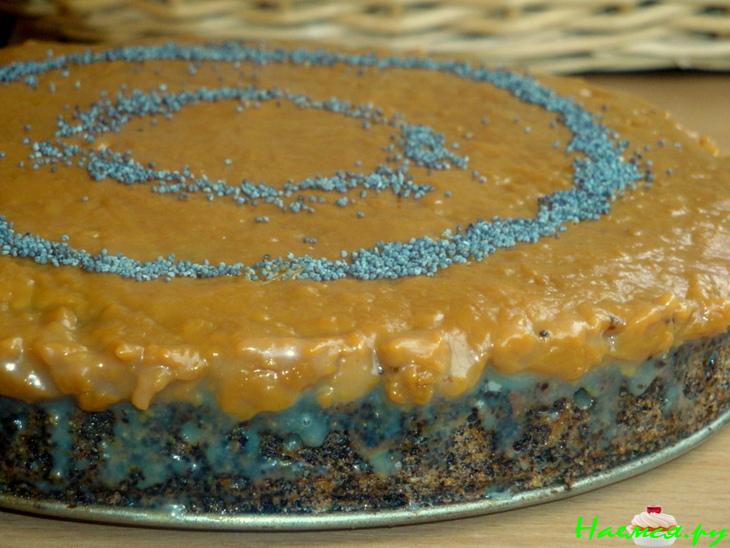 Маково-ореховый пирог без муки