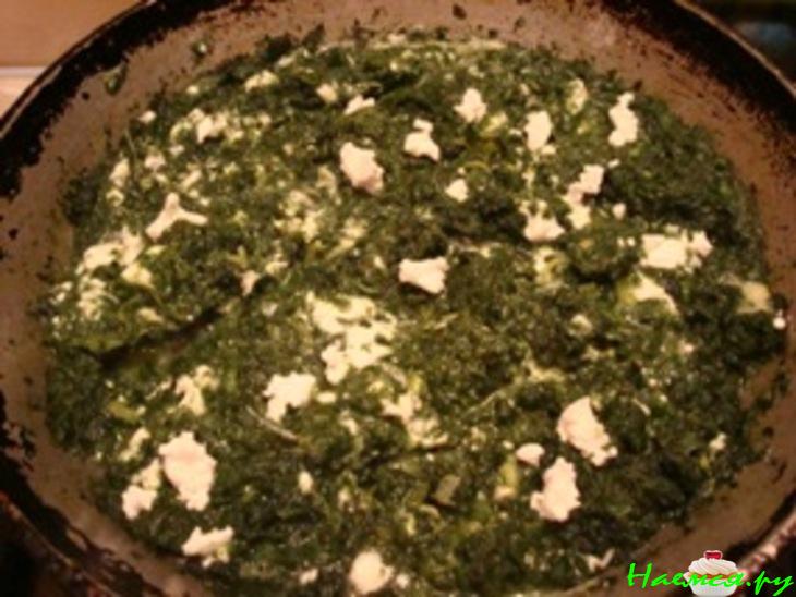 Шпинат с брынзой Шпинат с брынзой