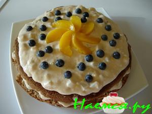 Торт в восточном стиле 'Фруктовая фантазия'