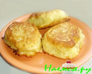 Лапти с картофельной начинкой