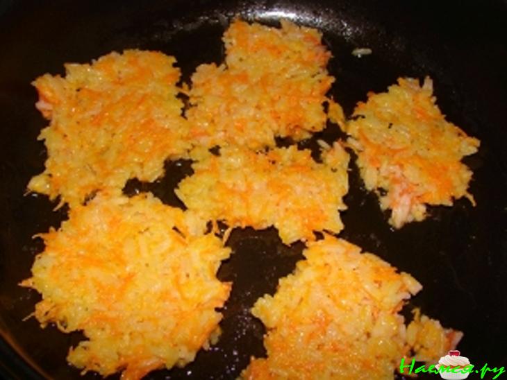 Рисовые оладьи