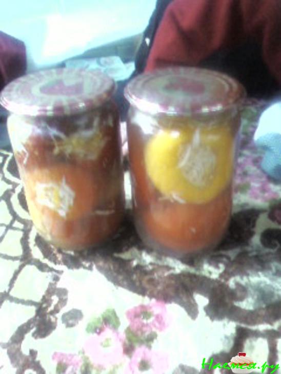 Медовые перцы фаршированные