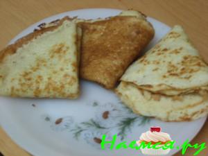 Пшенные блины