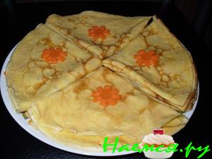 Морковные блинчики Морковные блинчики