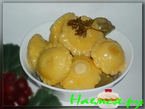 Патиссоны маринованые