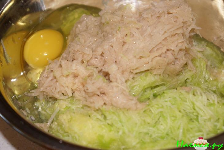 Оладьи картофельно-кабачковые