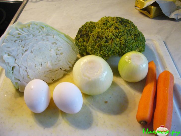 Капустные оладьи