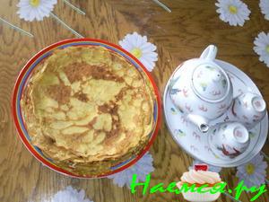 "Рыжие" блины (с тыквой)&nbsp; 