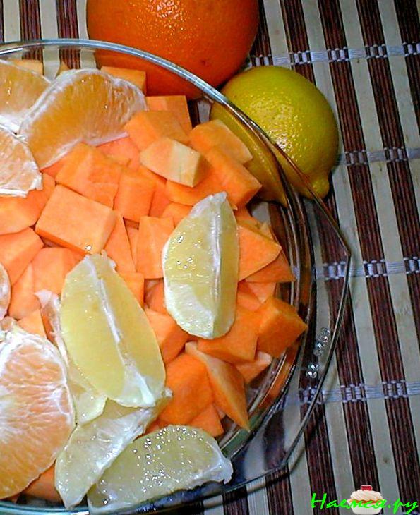 "Холодное" варенье из тыквы