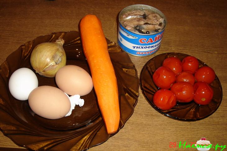 Пирог из гречневых блинов