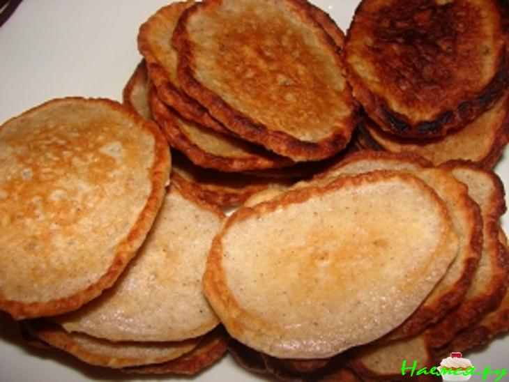 Овсяные оладьи с корицей