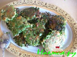 Оладушки из зелени