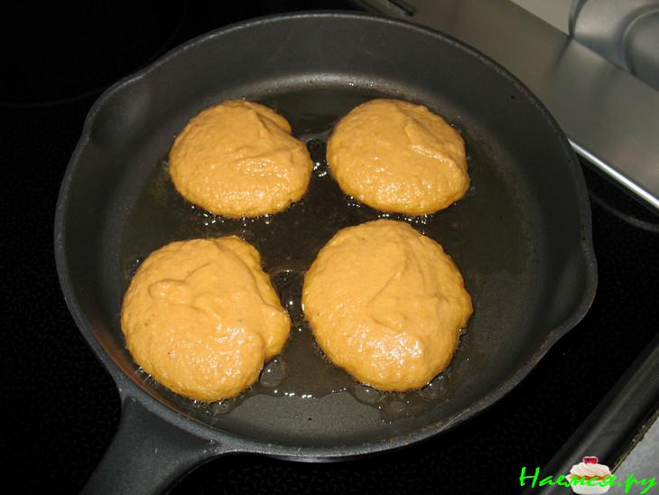 Оладьи из баклажанной икры