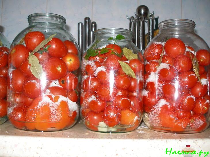 Крохи-помидорчики маринованные