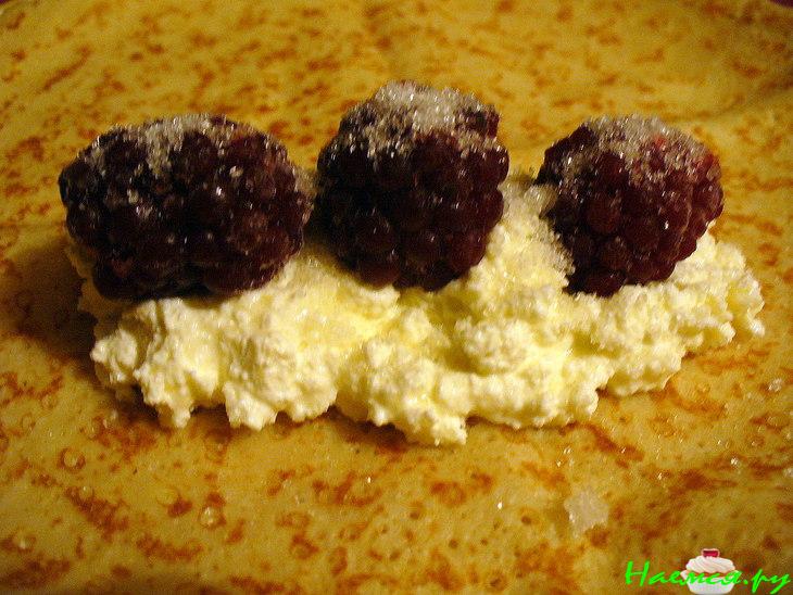 Блинчики "Творог и Ягоды" Блинчики "Творог и Ягоды"