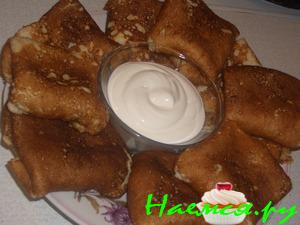 Блины манно-овсяные с сыром Блины манно-овсяные с сыром