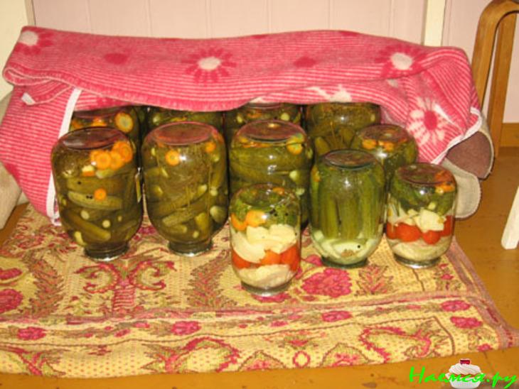 Огурцы консервированные (3 литра)