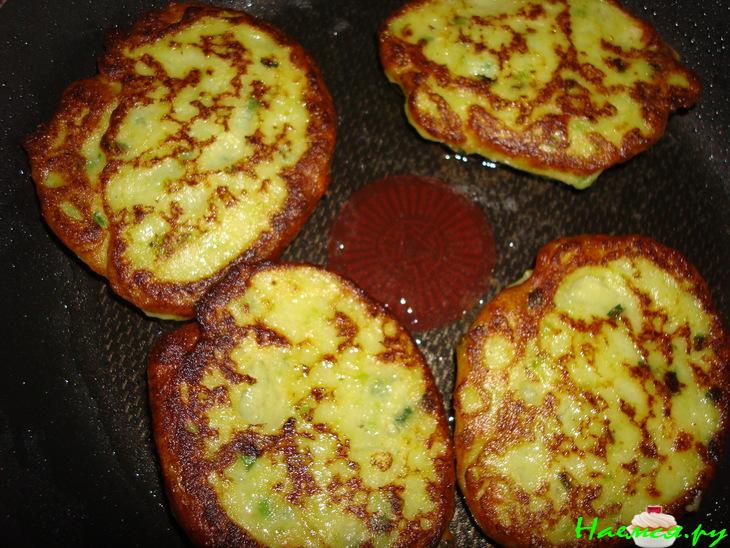 Оладьи из молодых кабачков