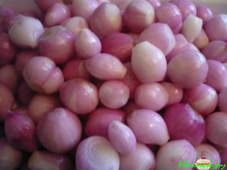 Маринуем коктейльный лучок на зиму