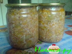 Овощной салат с гречкой