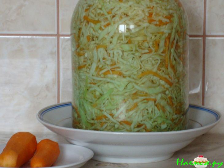 Соленая капуста с медом&nbsp; 