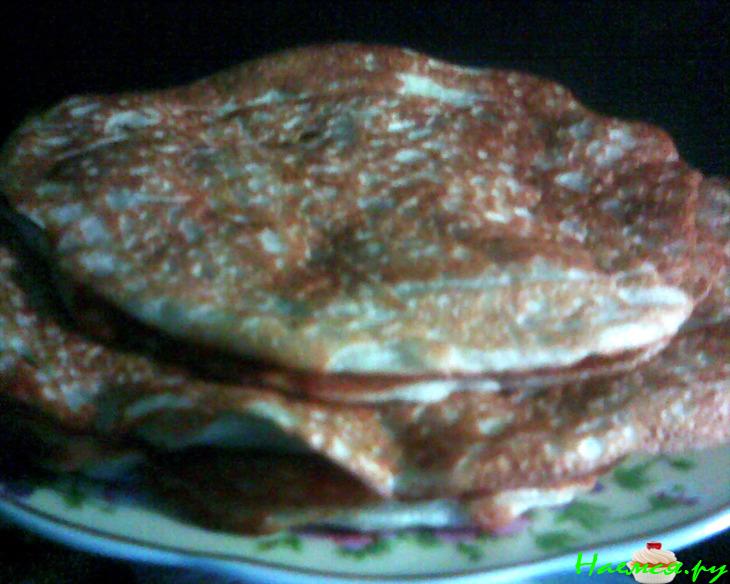 Постные дрожжевые блины Постные дрожжевые блины