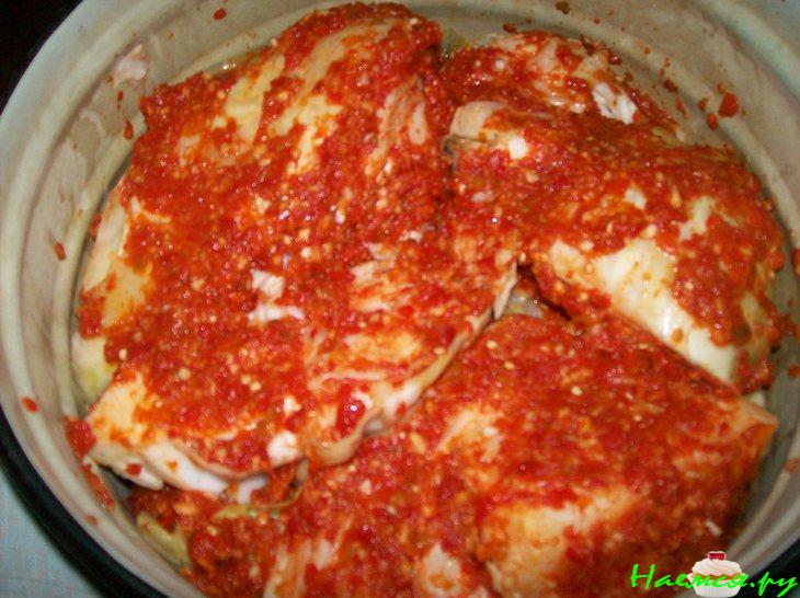 Кимчхи из белокочанной капусты Кимчхи из белокочанной капусты