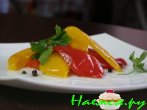 Маринованный перец с мёдом