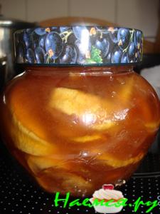 Варенье "Янтарное" - яблочное в карамели с белым шоколадом