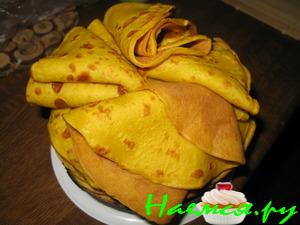 Морковно - тыквенные блины