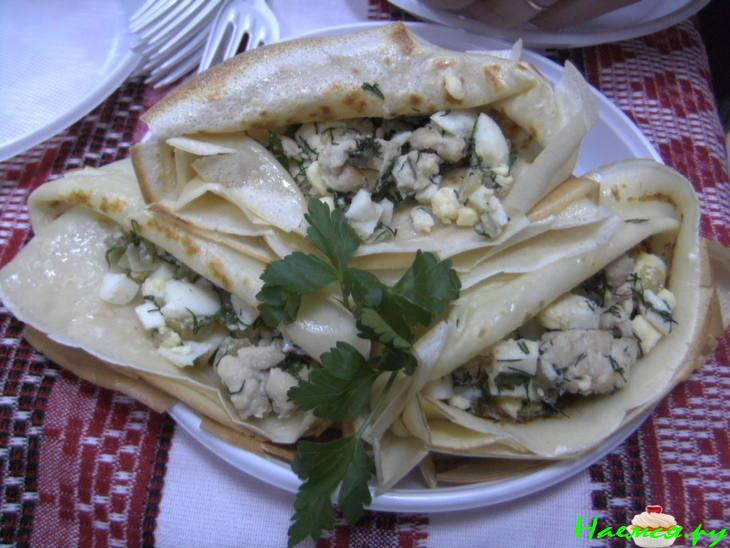 Блинчики с начинками