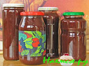 Сливовый пикантный соус к мясу на зиму