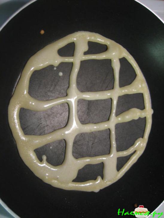 Блинная закуска "Сеточка" Блинная закуска "Сеточка"