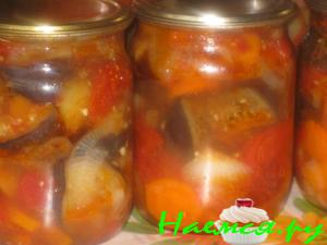 Соте из баклажанов