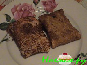 Блины с вкусной начинкой