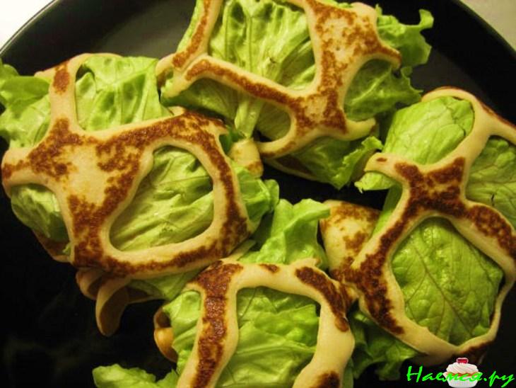 Блинная закуска "Сеточка" Блинная закуска "Сеточка"