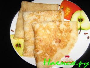 Постные блины на картофельном отваре