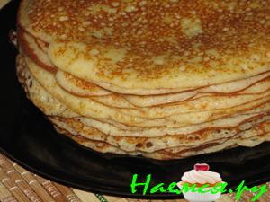 Блинчики дрожжевые "Широкая Масленица"