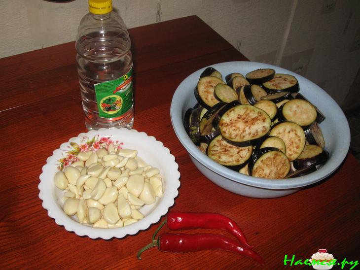 Баклажаны острые на зиму