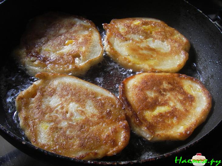 Овсяные оладьи с хурмой Овсяные оладьи с хурмой